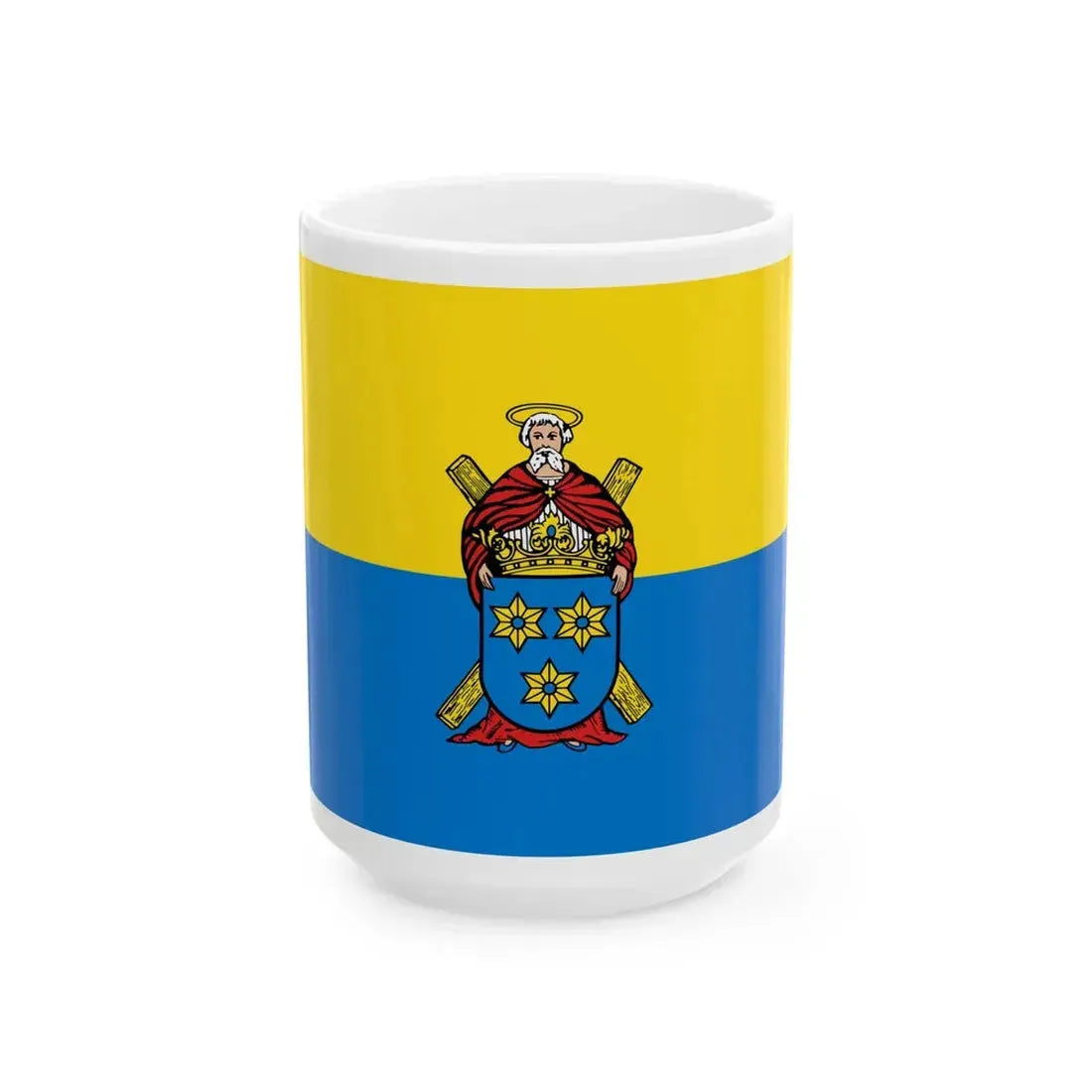 Flagge Norden Ostfriesland (Germany) White Coffee Mug 15oz - Go Mug Yourself