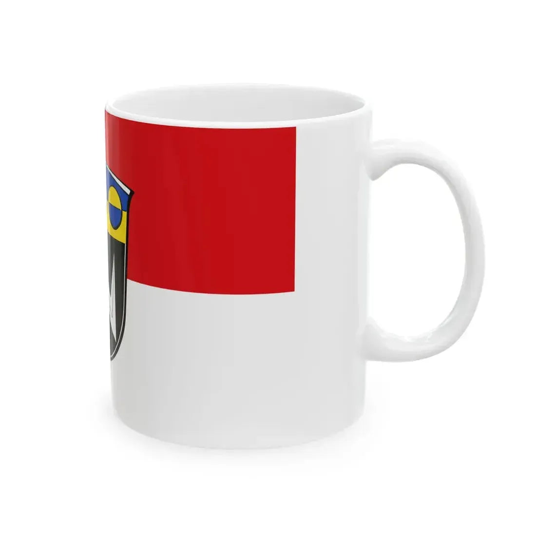 Flagge Ober-Ofleiden (Germany) White Coffee Mug - Go Mug Yourself