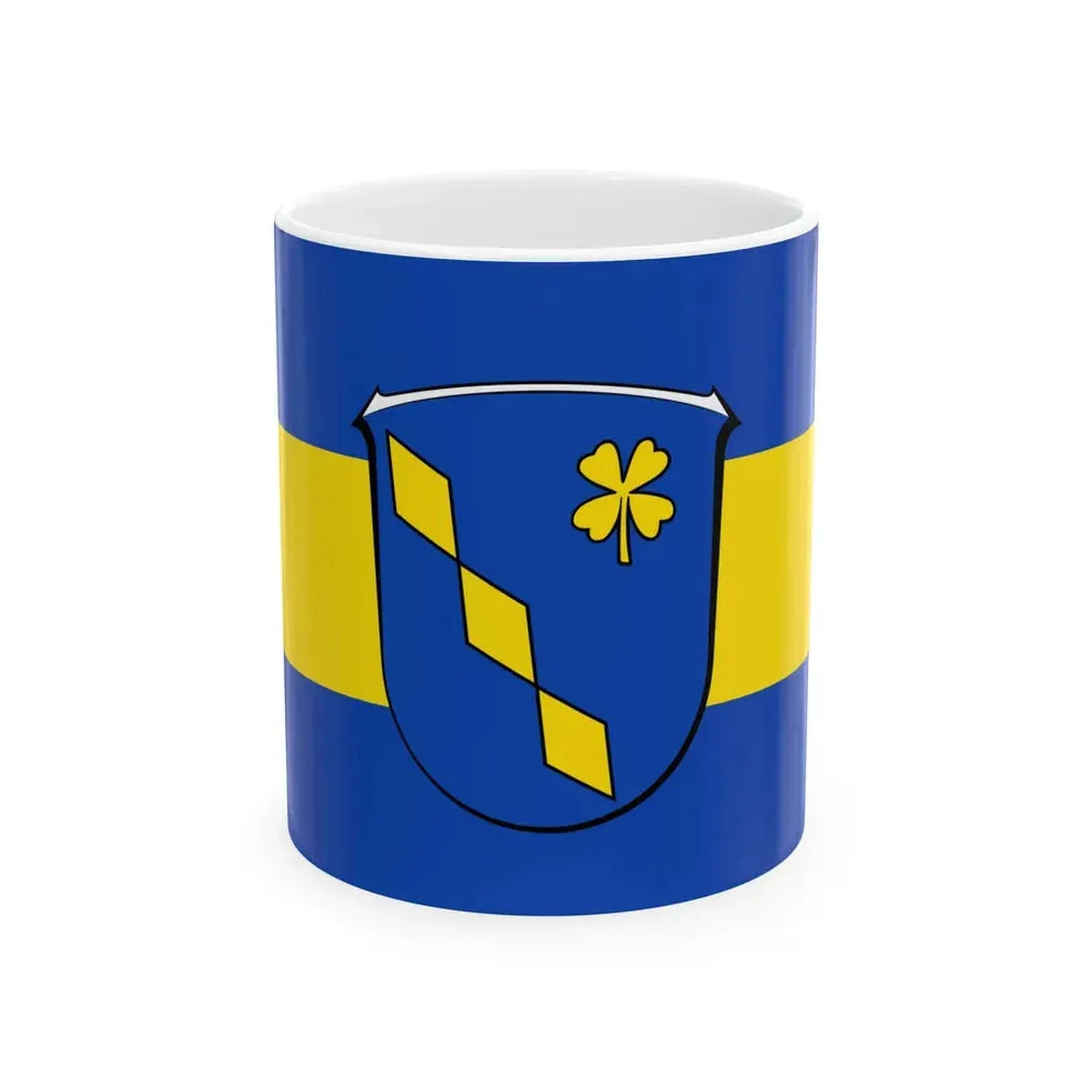 Flagge Oberasphe (Germany) White Coffee Mug 11oz - Go Mug Yourself