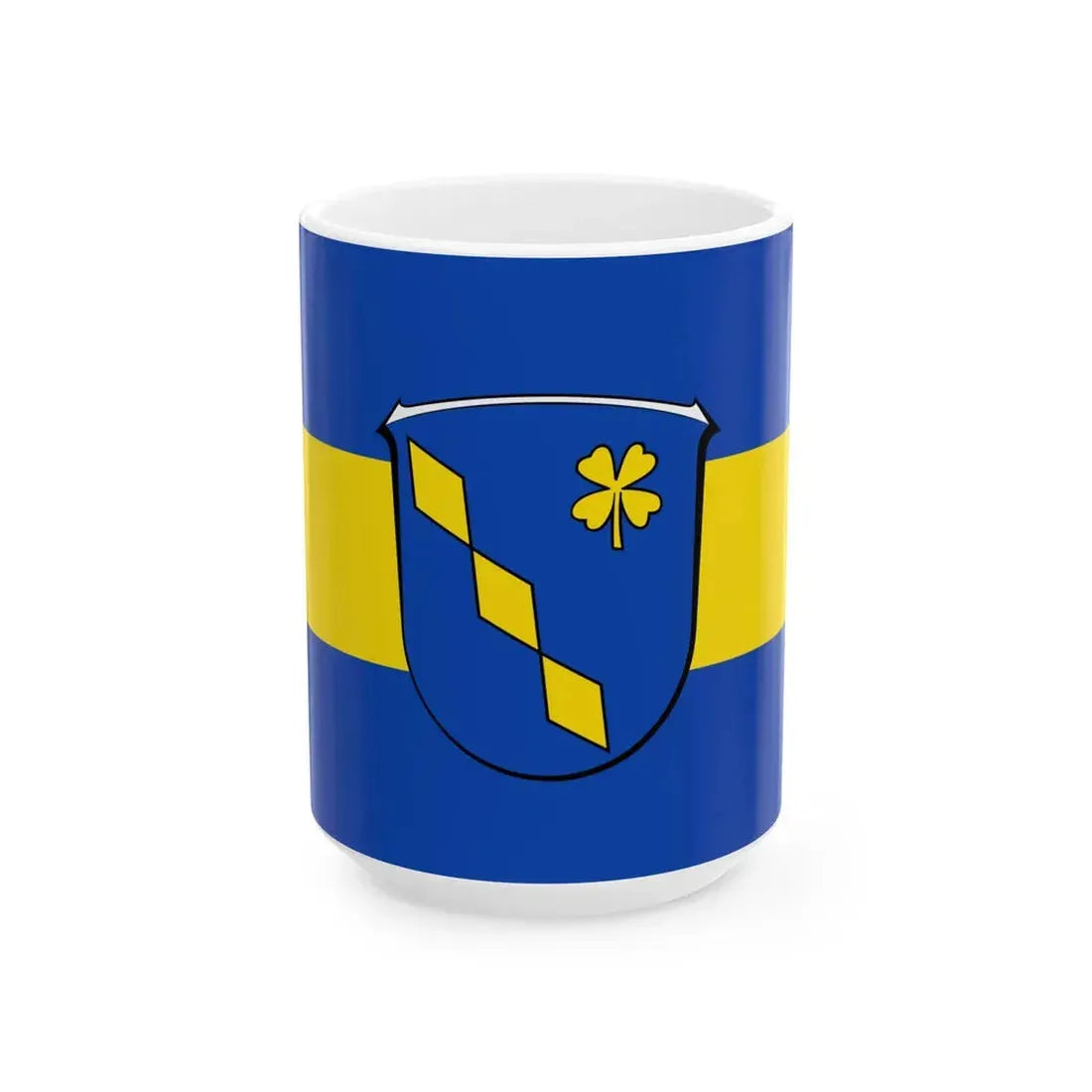 Flagge Oberasphe (Germany) White Coffee Mug 15oz - Go Mug Yourself