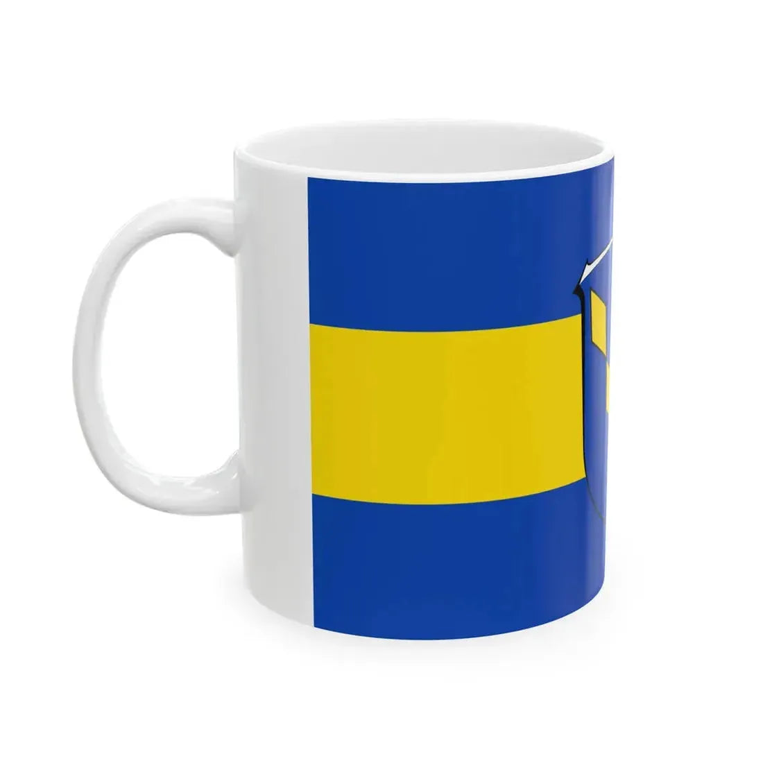 Flagge Oberasphe (Germany) White Coffee Mug - Go Mug Yourself