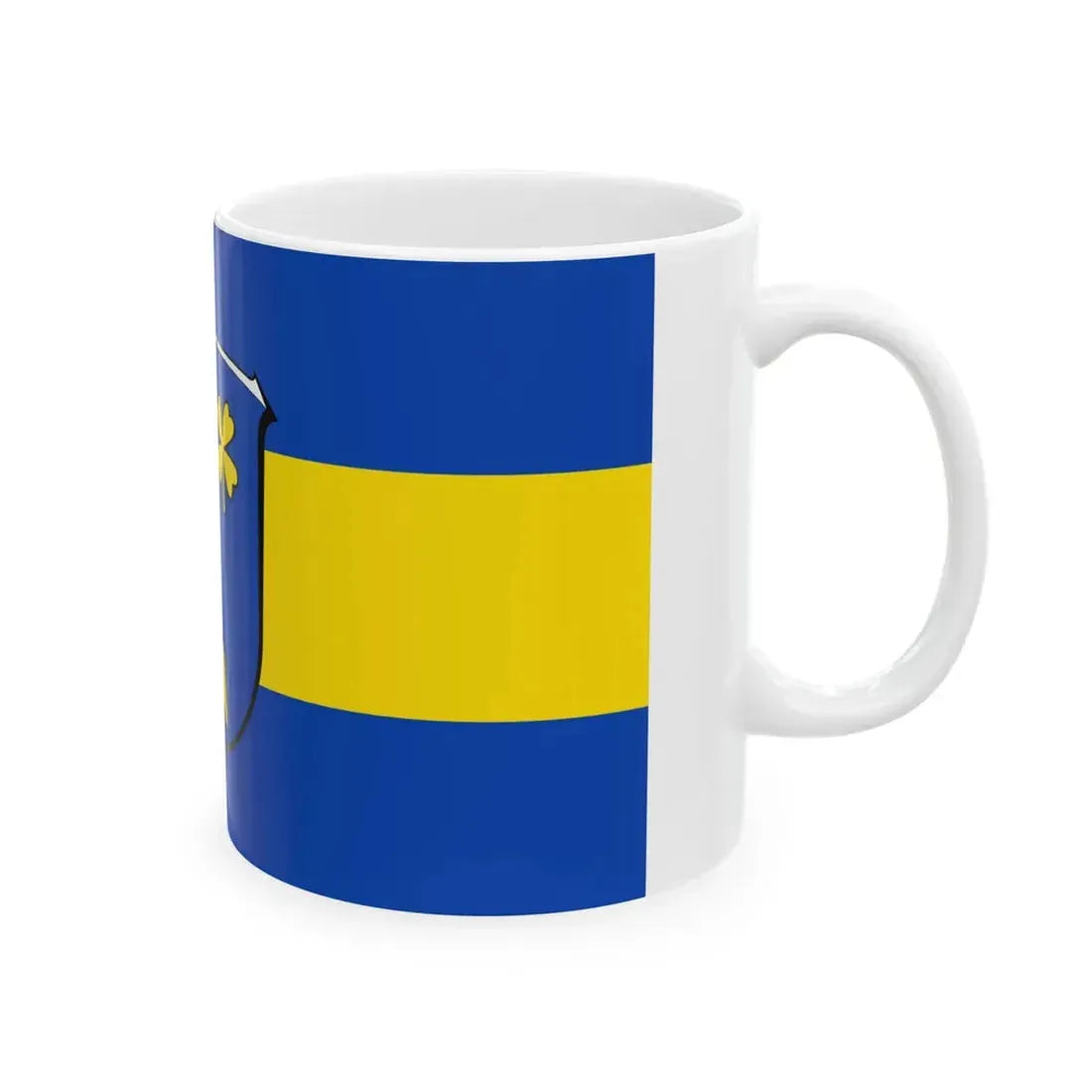 Flagge Oberasphe (Germany) White Coffee Mug - Go Mug Yourself