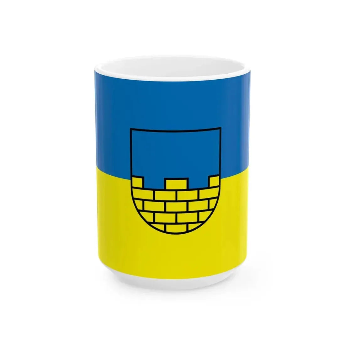 Flagge Oberlausitz (Germany) White Coffee Mug 15oz - Go Mug Yourself