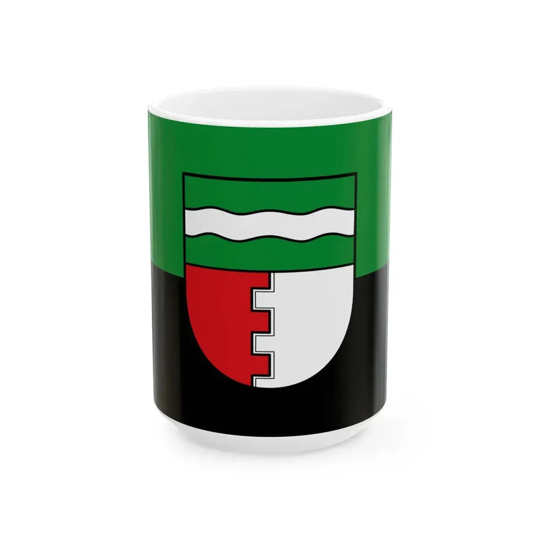 Flagge Oberndorf Oste (Germany) White Coffee Mug 15oz - Go Mug Yourself