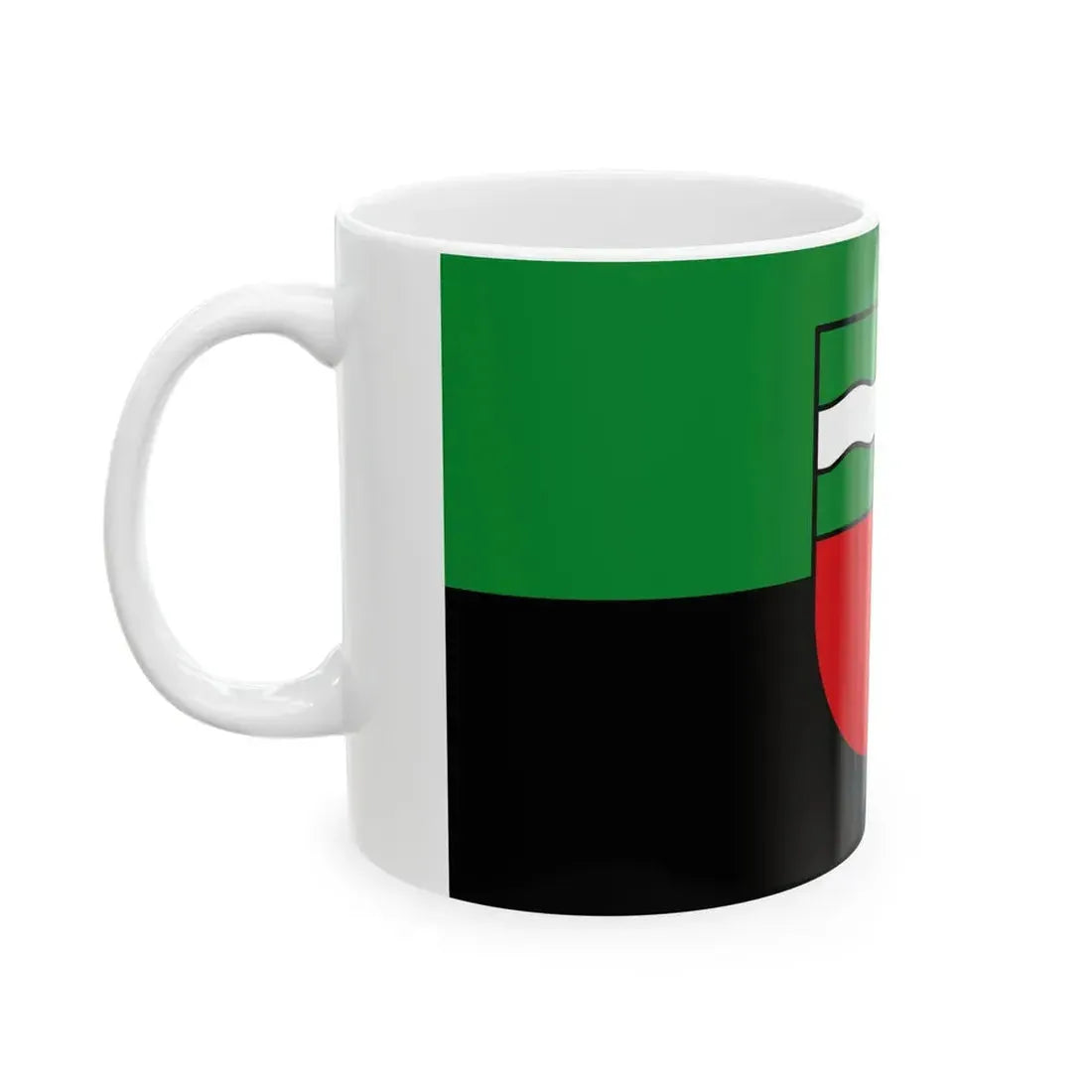 Flagge Oberndorf Oste (Germany) White Coffee Mug - Go Mug Yourself
