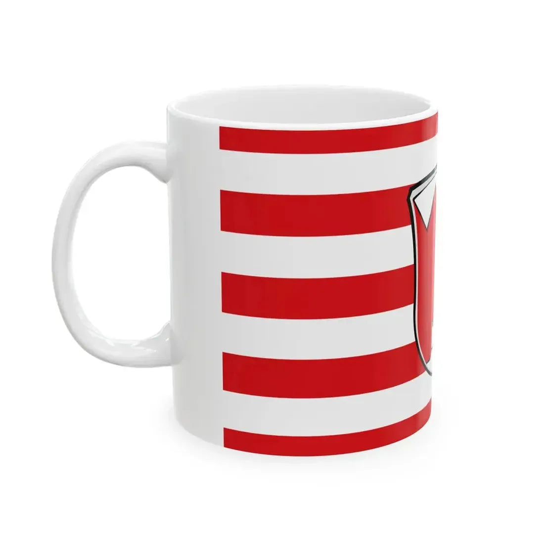 Flagge Obertshausen 1957 (Germany) White Coffee Mug - Go Mug Yourself