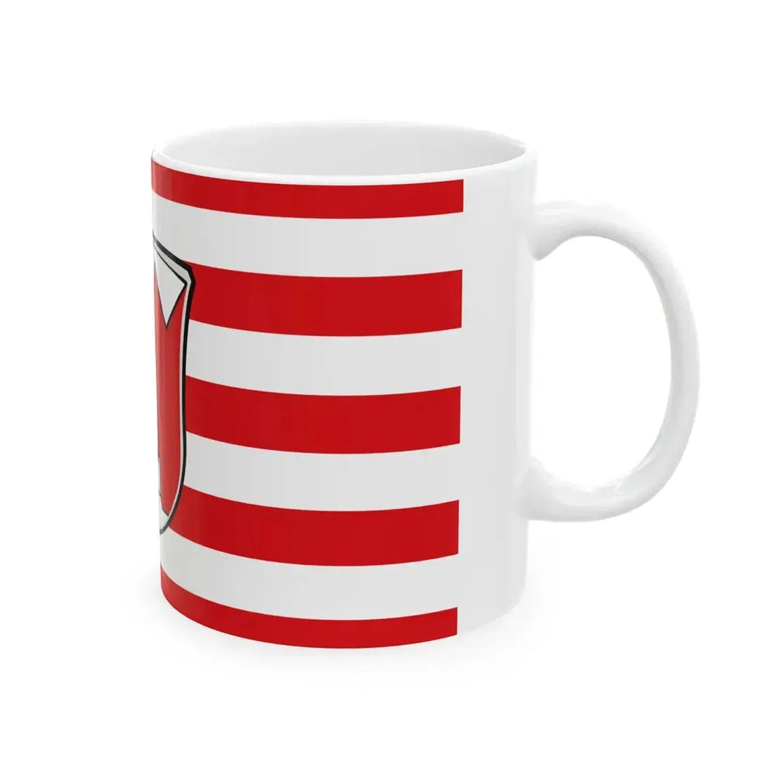 Flagge Obertshausen 1957 (Germany) White Coffee Mug - Go Mug Yourself