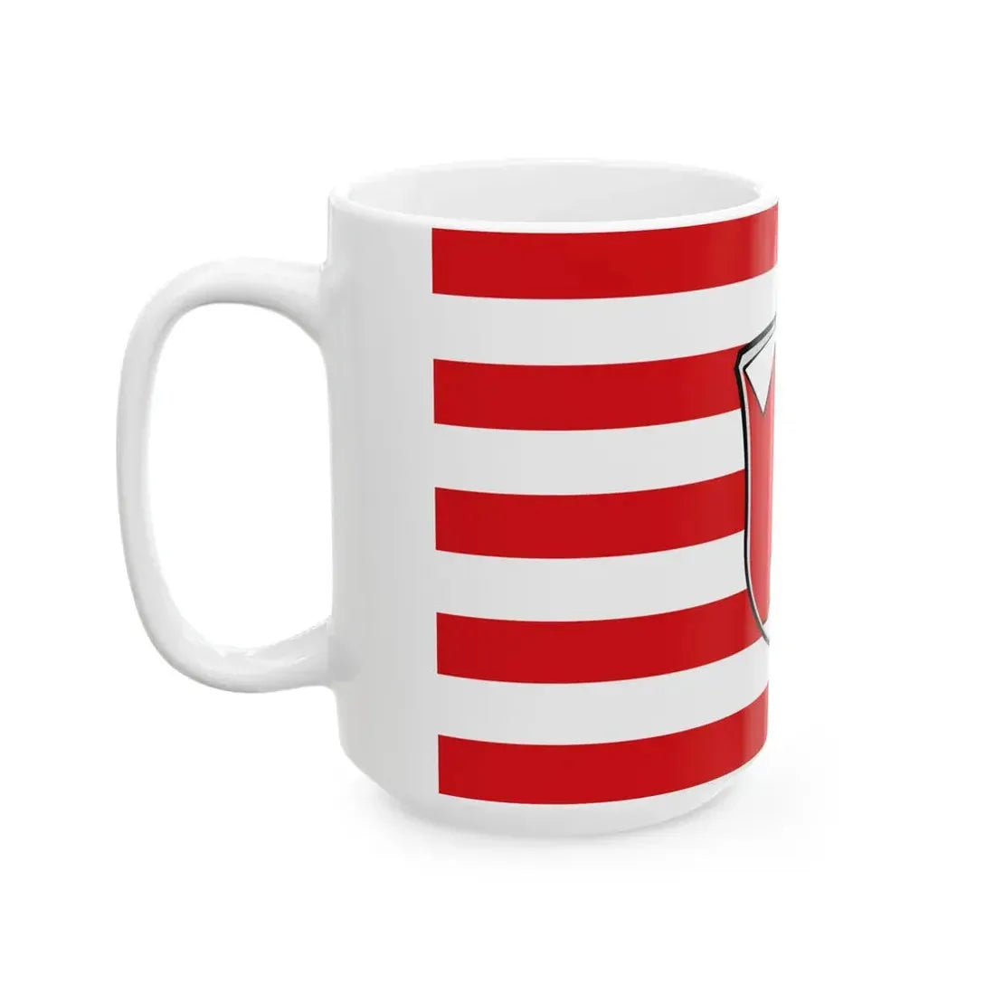 Flagge Obertshausen 1957 (Germany) White Coffee Mug - Go Mug Yourself