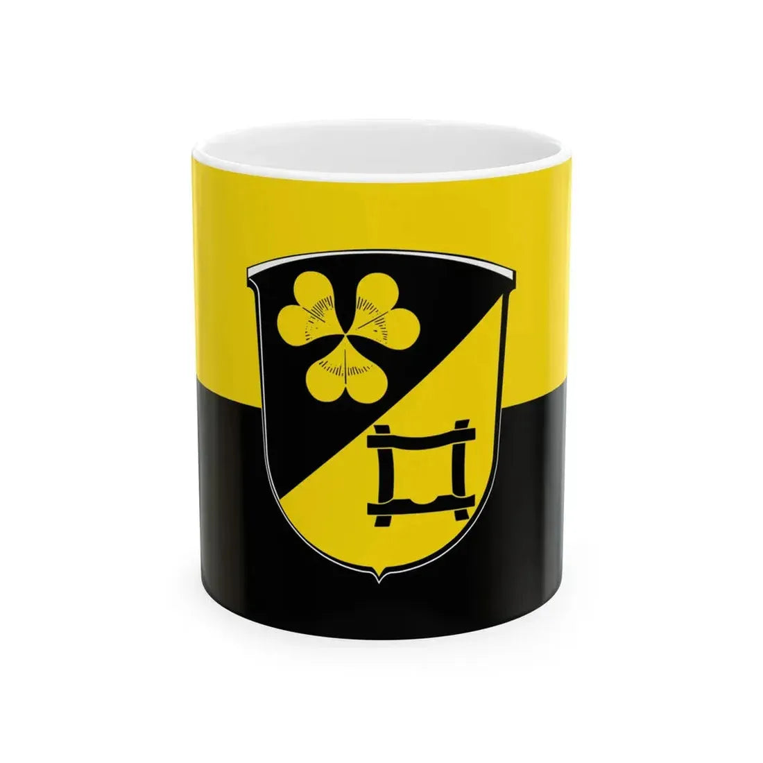 Flagge Offenbach Mittenaar (Germany) White Coffee Mug 11oz - Go Mug Yourself