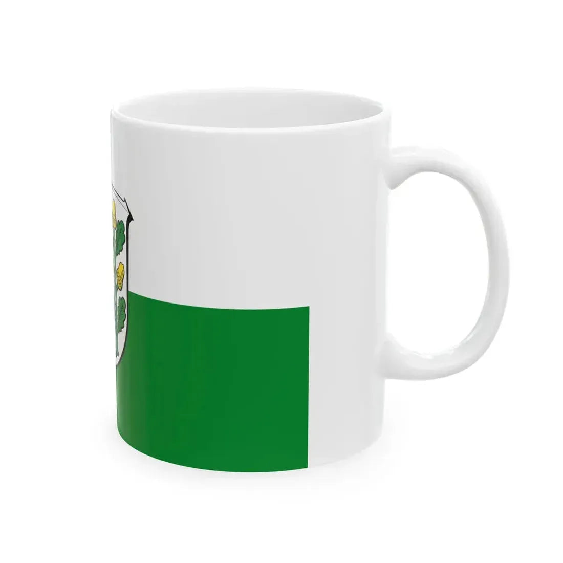Flagge Offenthal (Germany) White Coffee Mug - Go Mug Yourself