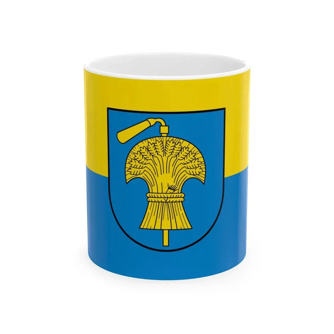 Flagge Ofterdingen (Germany) White Coffee Mug 11oz - Go Mug Yourself