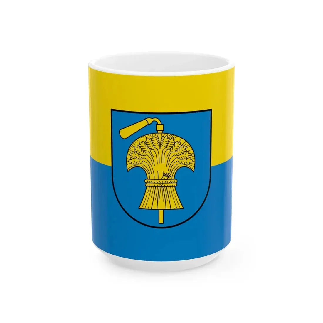 Flagge Ofterdingen (Germany) White Coffee Mug 15oz - Go Mug Yourself