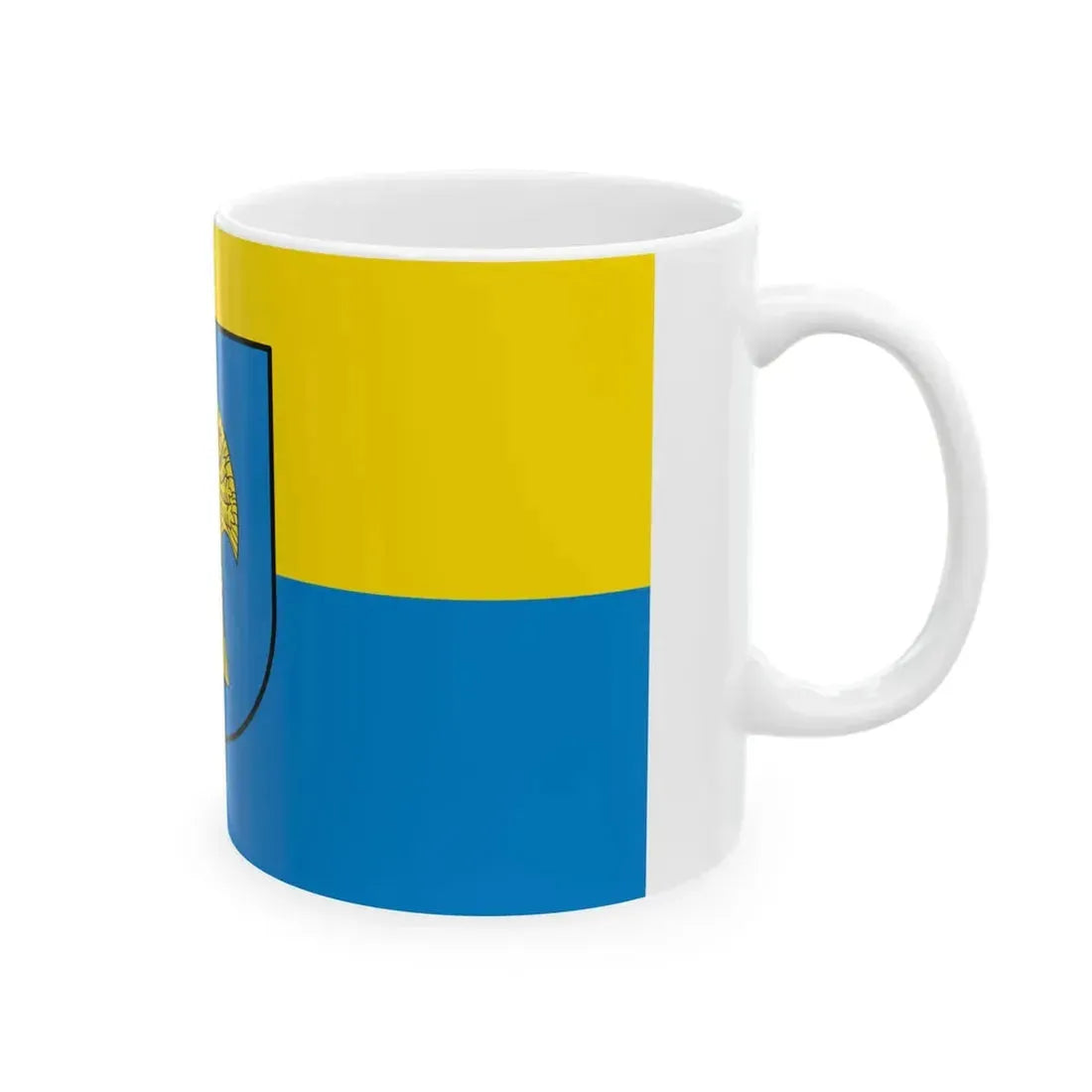 Flagge Ofterdingen (Germany) White Coffee Mug - Go Mug Yourself