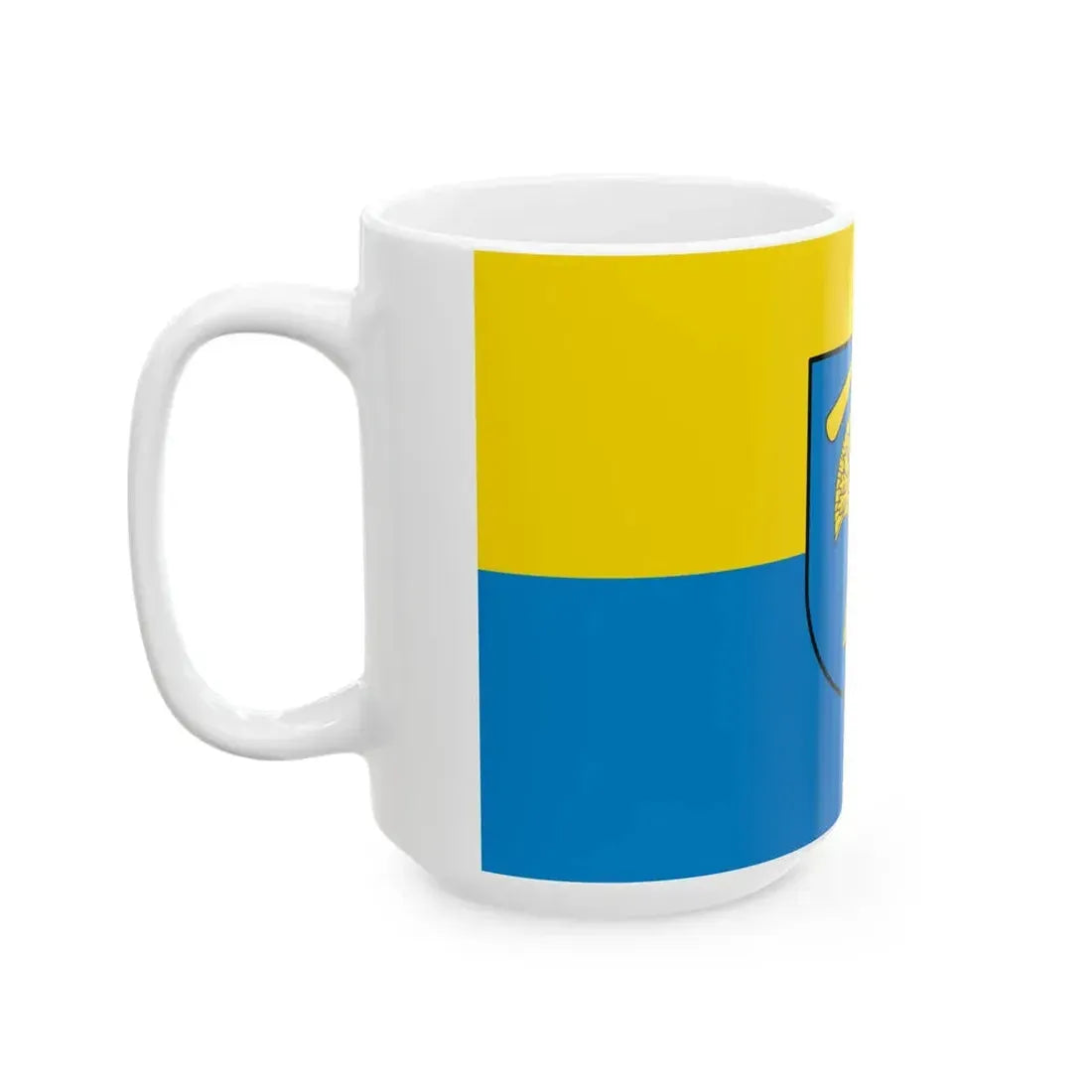 Flagge Ofterdingen (Germany) White Coffee Mug - Go Mug Yourself