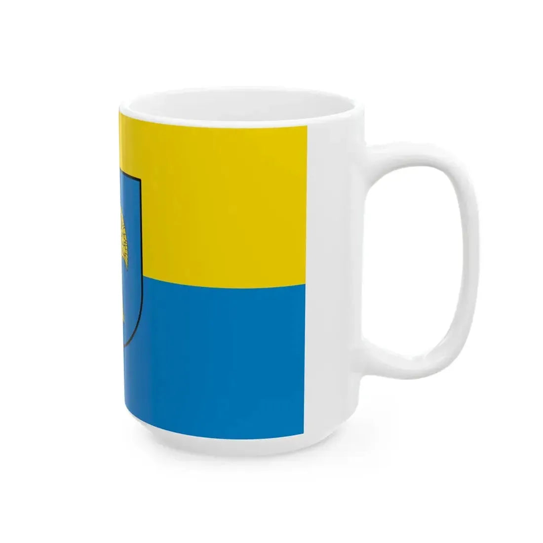 Flagge Ofterdingen (Germany) White Coffee Mug - Go Mug Yourself