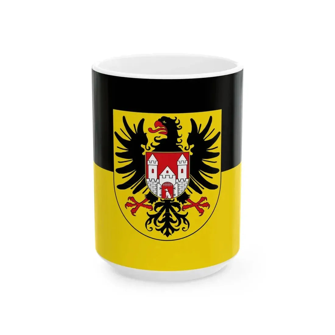 Flagge Quedlinburg (Germany) White Coffee Mug 15oz - Go Mug Yourself
