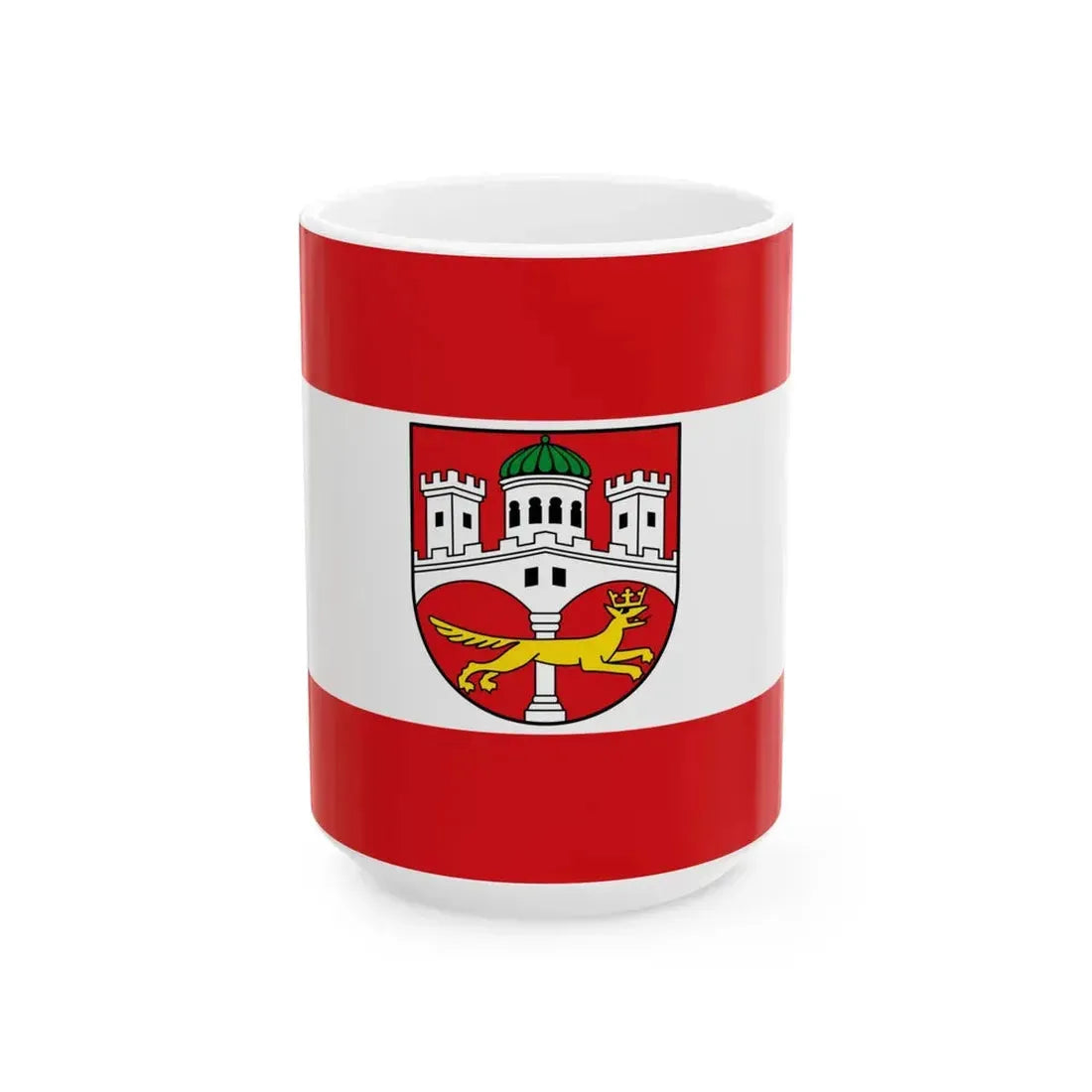 Flagge Remagen (Germany) White Coffee Mug 15oz - Go Mug Yourself