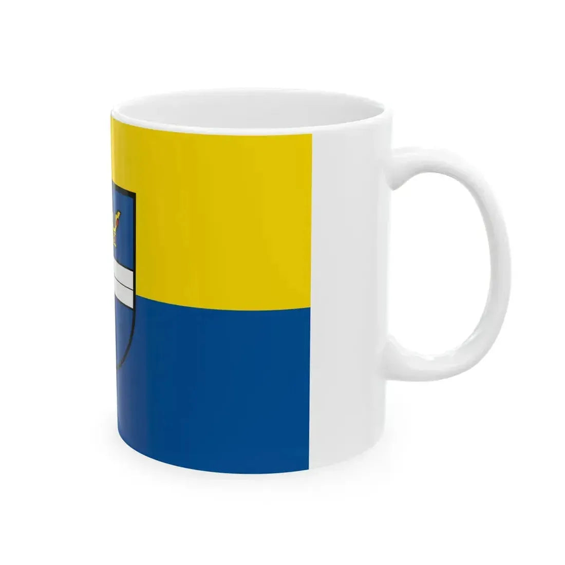 Flagge Rheinstetten (Germany) White Coffee Mug - Go Mug Yourself