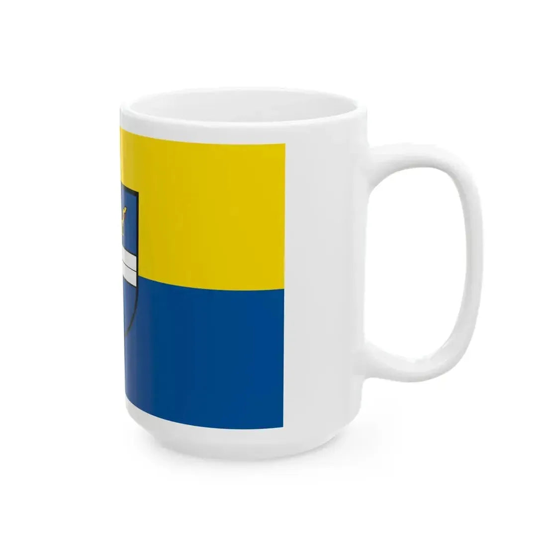 Flagge Rheinstetten (Germany) White Coffee Mug - Go Mug Yourself