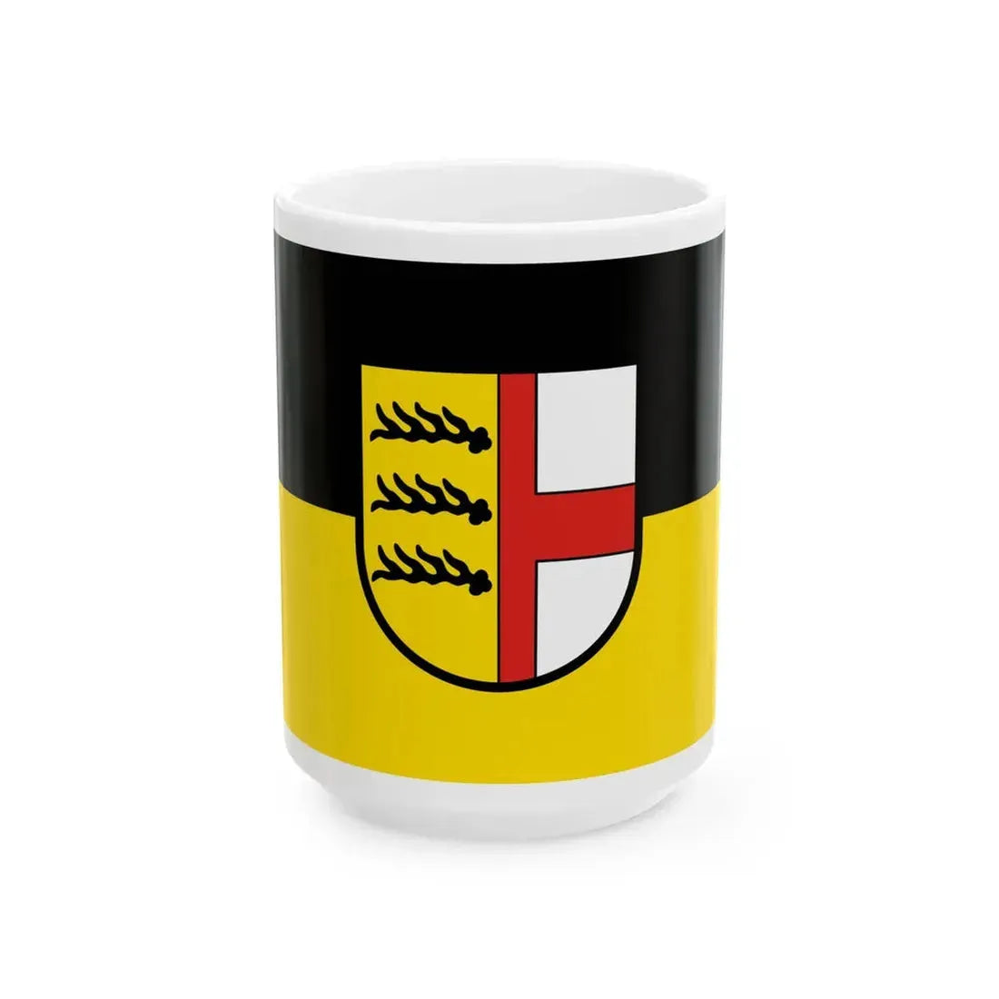 Flagge Rietheim Weilheim (Germany) White Coffee Mug 15oz - Go Mug Yourself