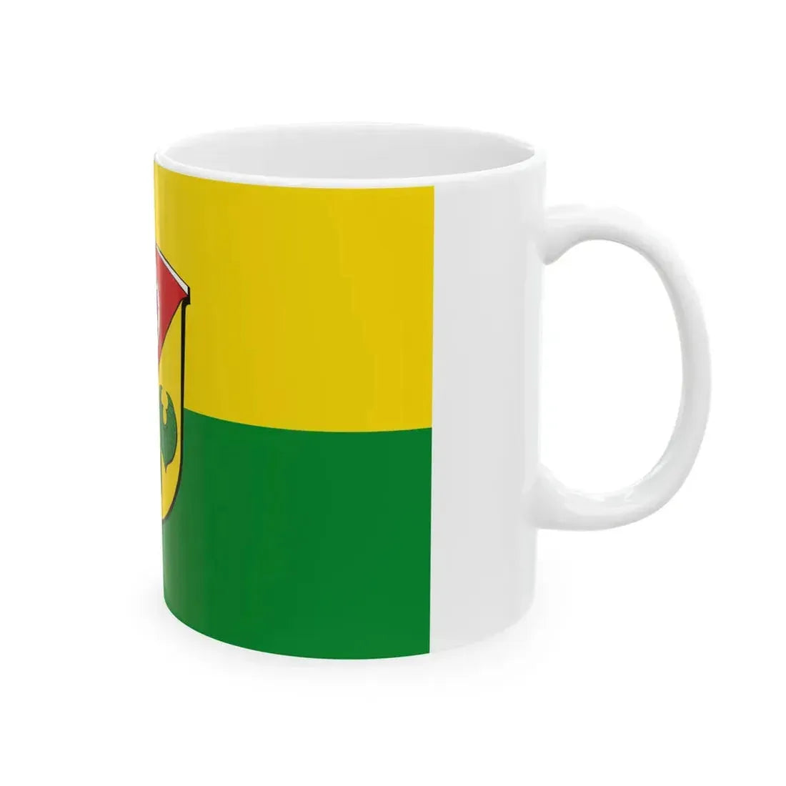 Flagge Rodau Bergstrasse (Germany) White Coffee Mug - Go Mug Yourself