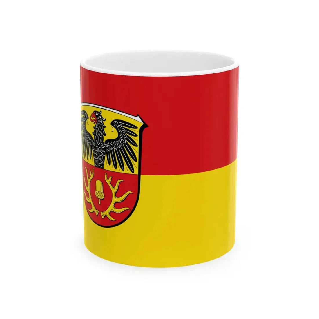Flagge Rothenberg Odw (Germany) White Coffee Mug 11oz - Go Mug Yourself