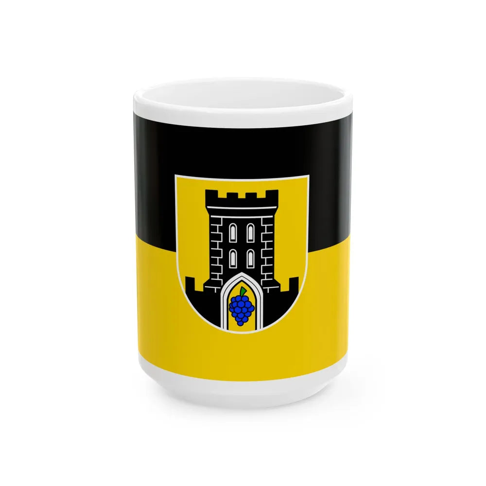 Flagge Ruppertsberg (Germany) White Coffee Mug 15oz - Go Mug Yourself