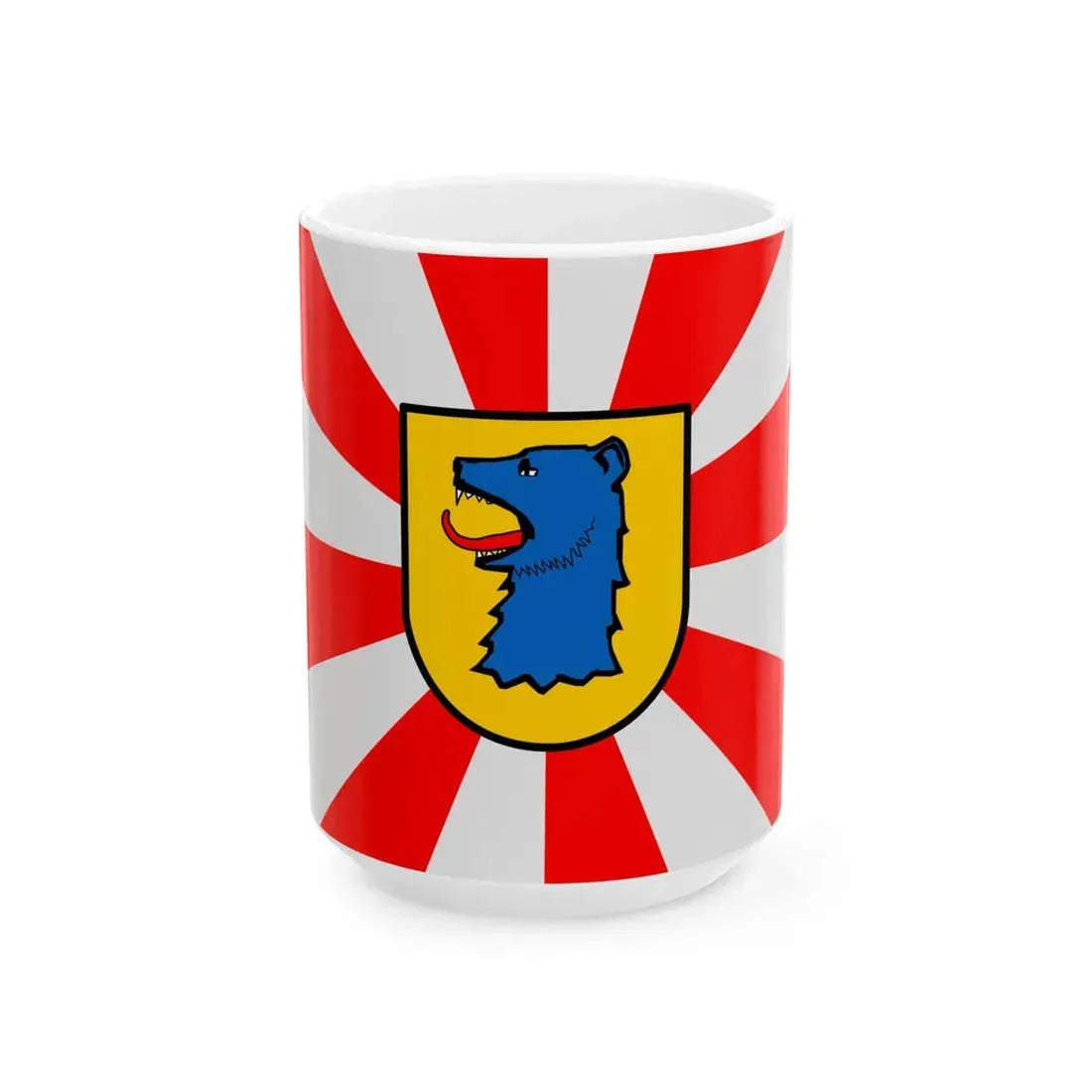 Flagge Scharbeutz (Germany) White Coffee Mug 15oz - Go Mug Yourself
