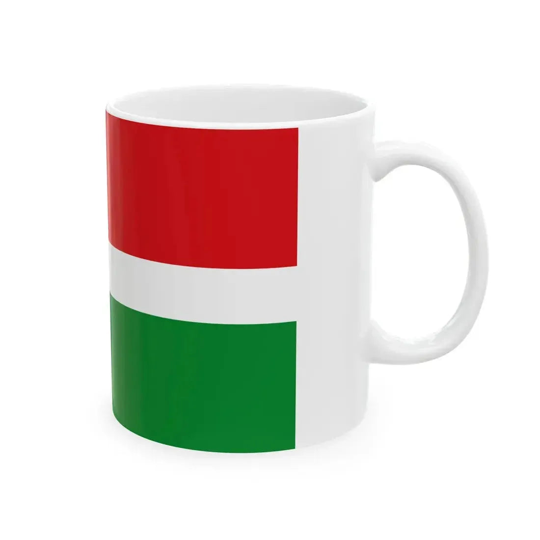 Flagge Sensbachtal (Germany) White Coffee Mug - Go Mug Yourself