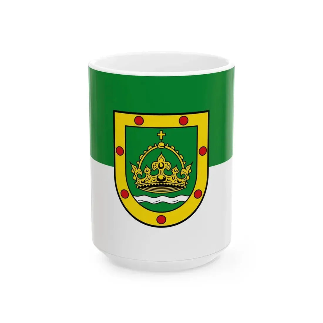 Flagge SG Hollenstedt (Germany) White Coffee Mug 15oz - Go Mug Yourself