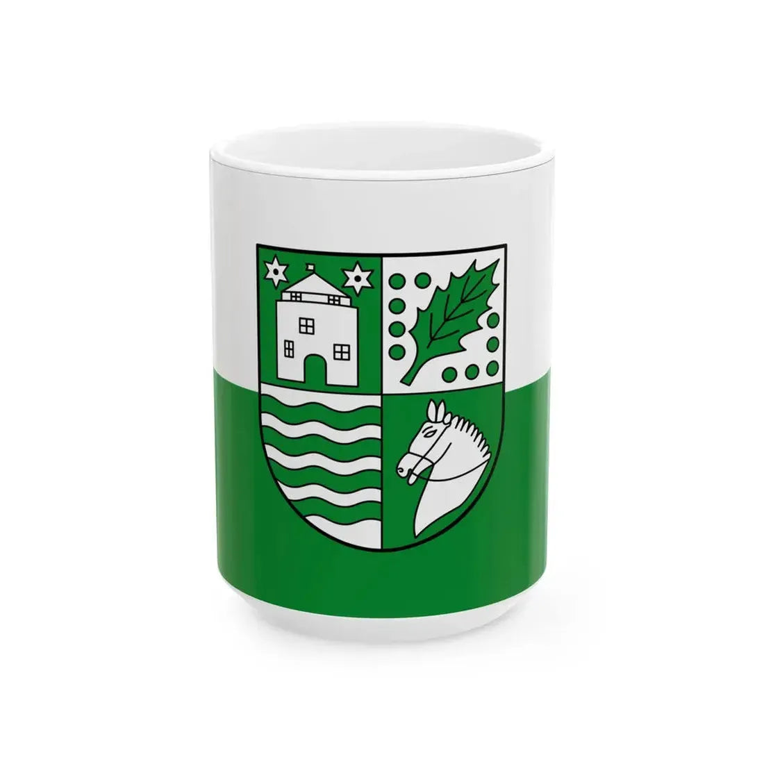 Flagge SG Juemme (Germany) White Coffee Mug 15oz - Go Mug Yourself