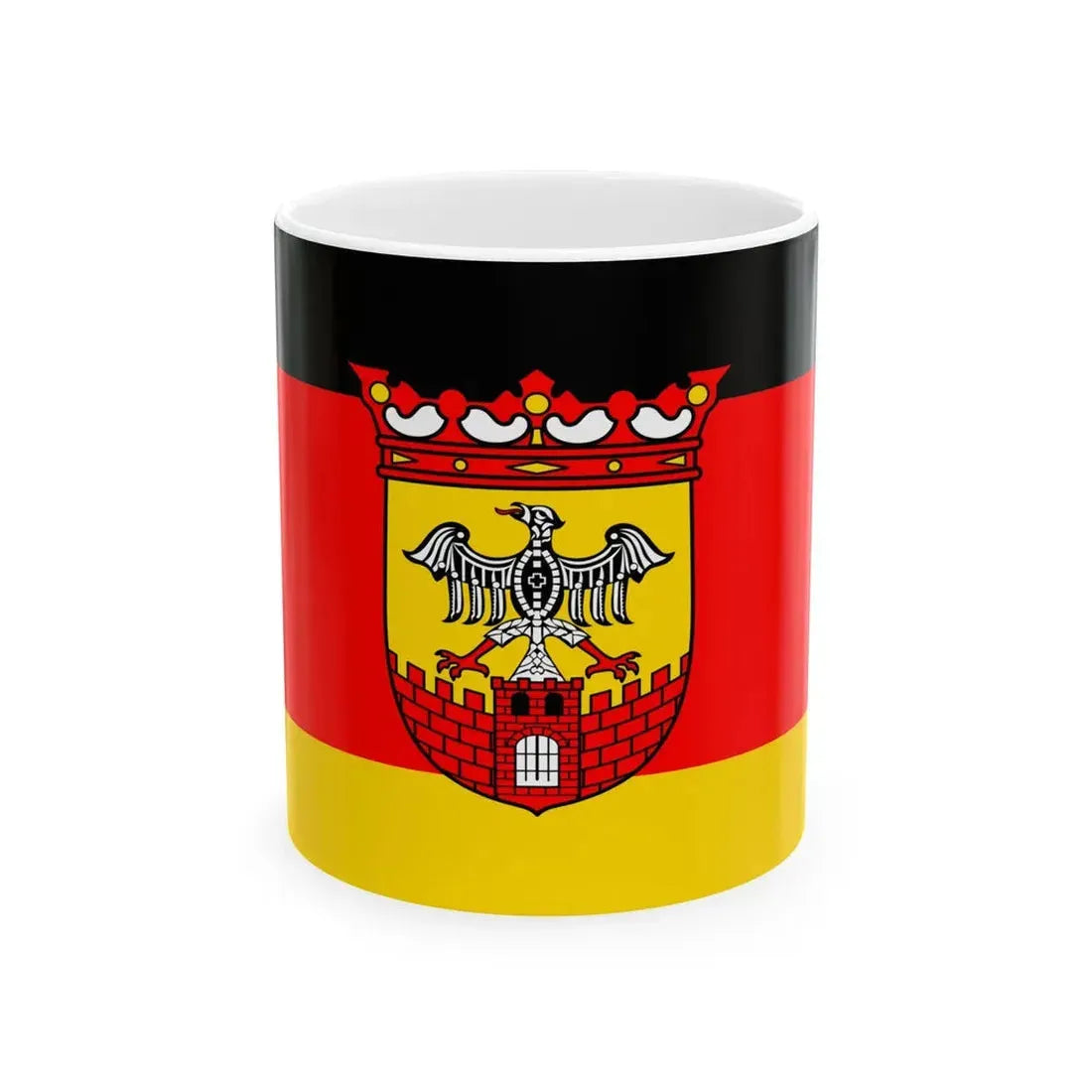 Flagge Sinzig (Germany) White Coffee Mug 11oz - Go Mug Yourself