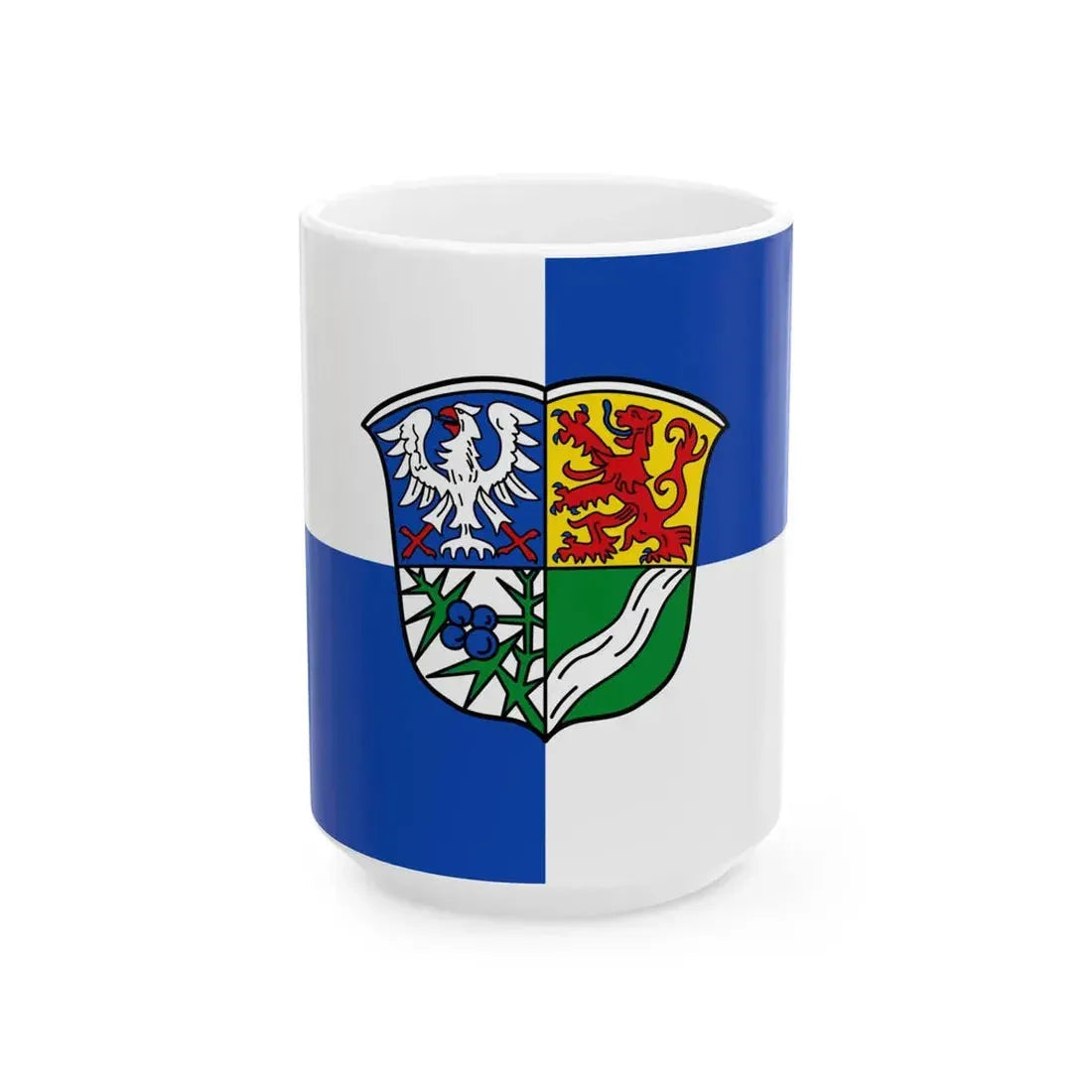 Flagge Spirkelbach (Germany) White Coffee Mug 15oz - Go Mug Yourself