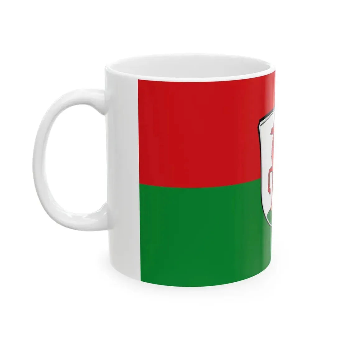 Flagge Sprendlingen Dreieich (Germany) White Coffee Mug - Go Mug Yourself