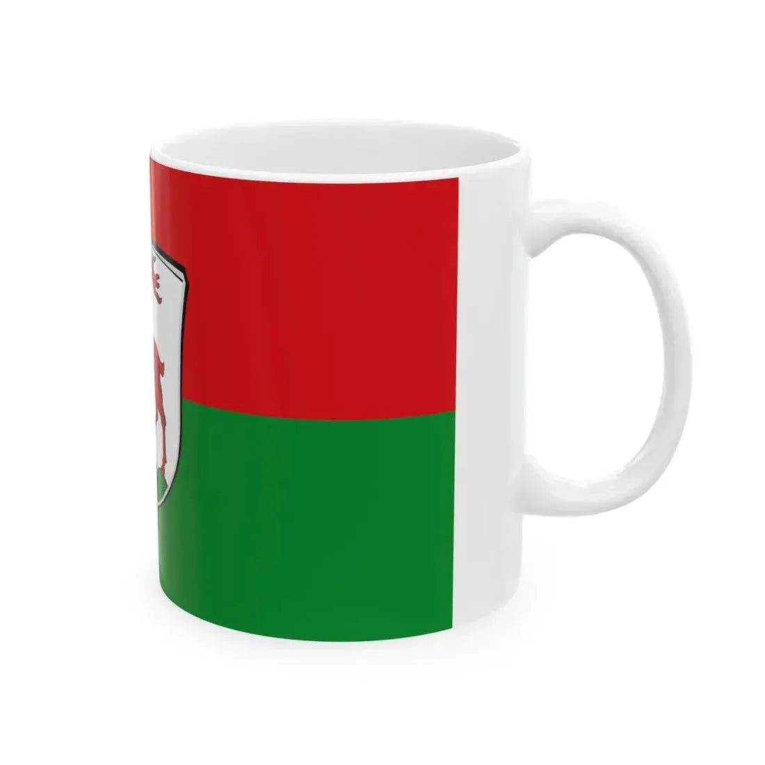 Flagge Sprendlingen Dreieich (Germany) White Coffee Mug - Go Mug Yourself