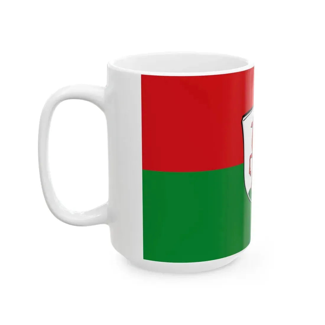 Flagge Sprendlingen Dreieich (Germany) White Coffee Mug - Go Mug Yourself