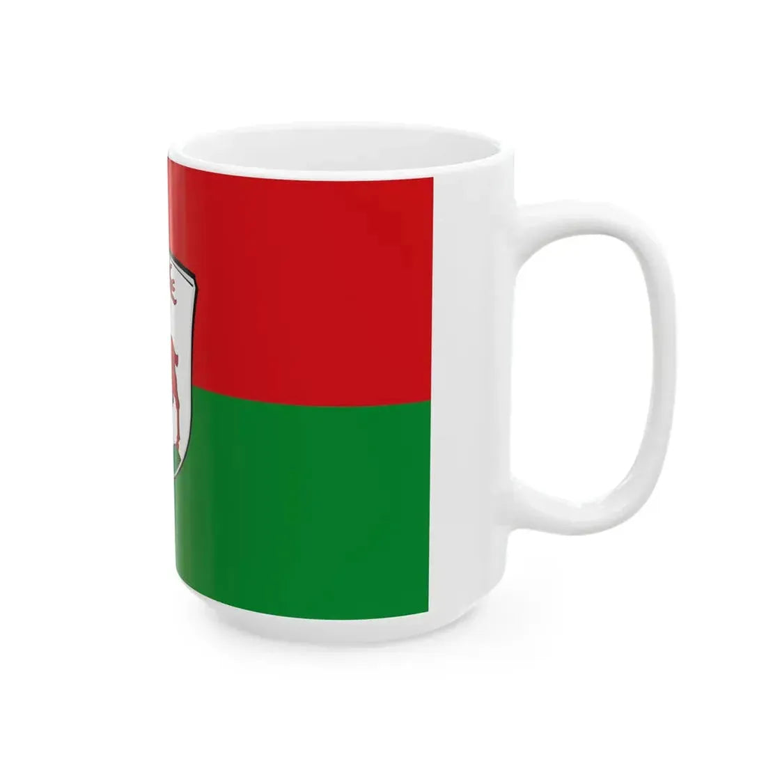 Flagge Sprendlingen Dreieich (Germany) White Coffee Mug - Go Mug Yourself