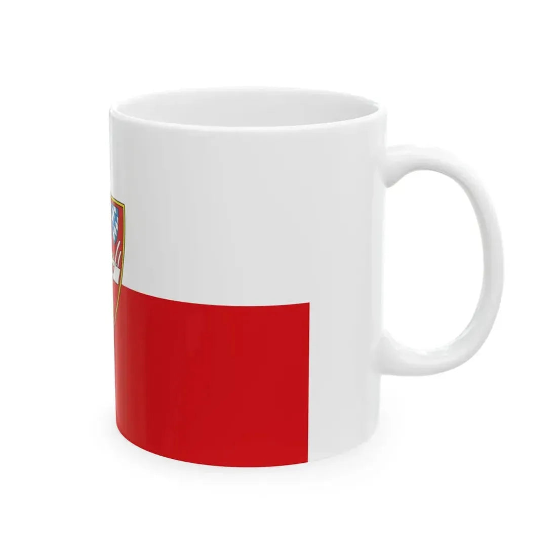 Flagge Straubing (Germany) White Coffee Mug - Go Mug Yourself