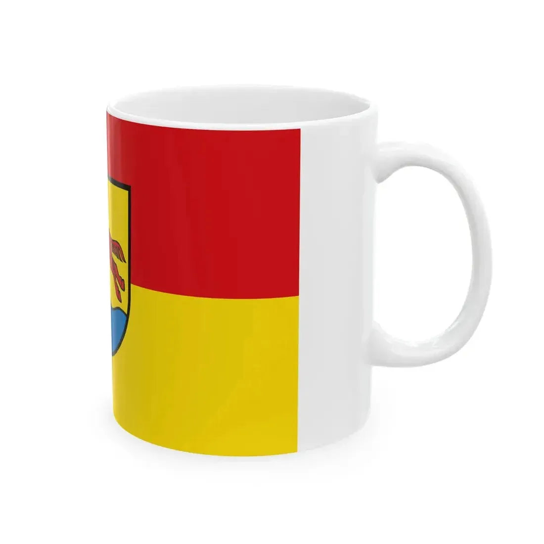 Flagge Stutensee (Germany) White Coffee Mug - Go Mug Yourself
