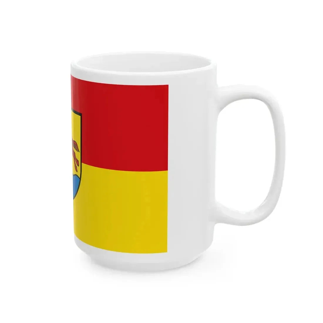 Flagge Stutensee (Germany) White Coffee Mug - Go Mug Yourself