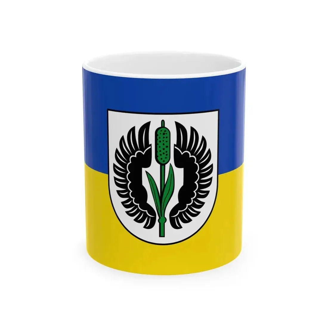 Flagge Stuttgart-Rohr (Germany) White Coffee Mug 11oz - Go Mug Yourself