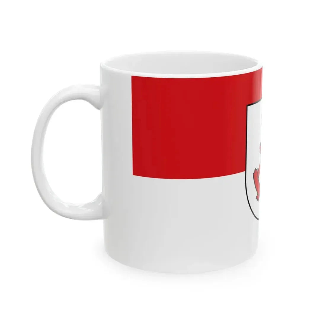 Flagge Stuttgart-Vaihingen Stadtteil (Germany) White Coffee Mug - Go Mug Yourself