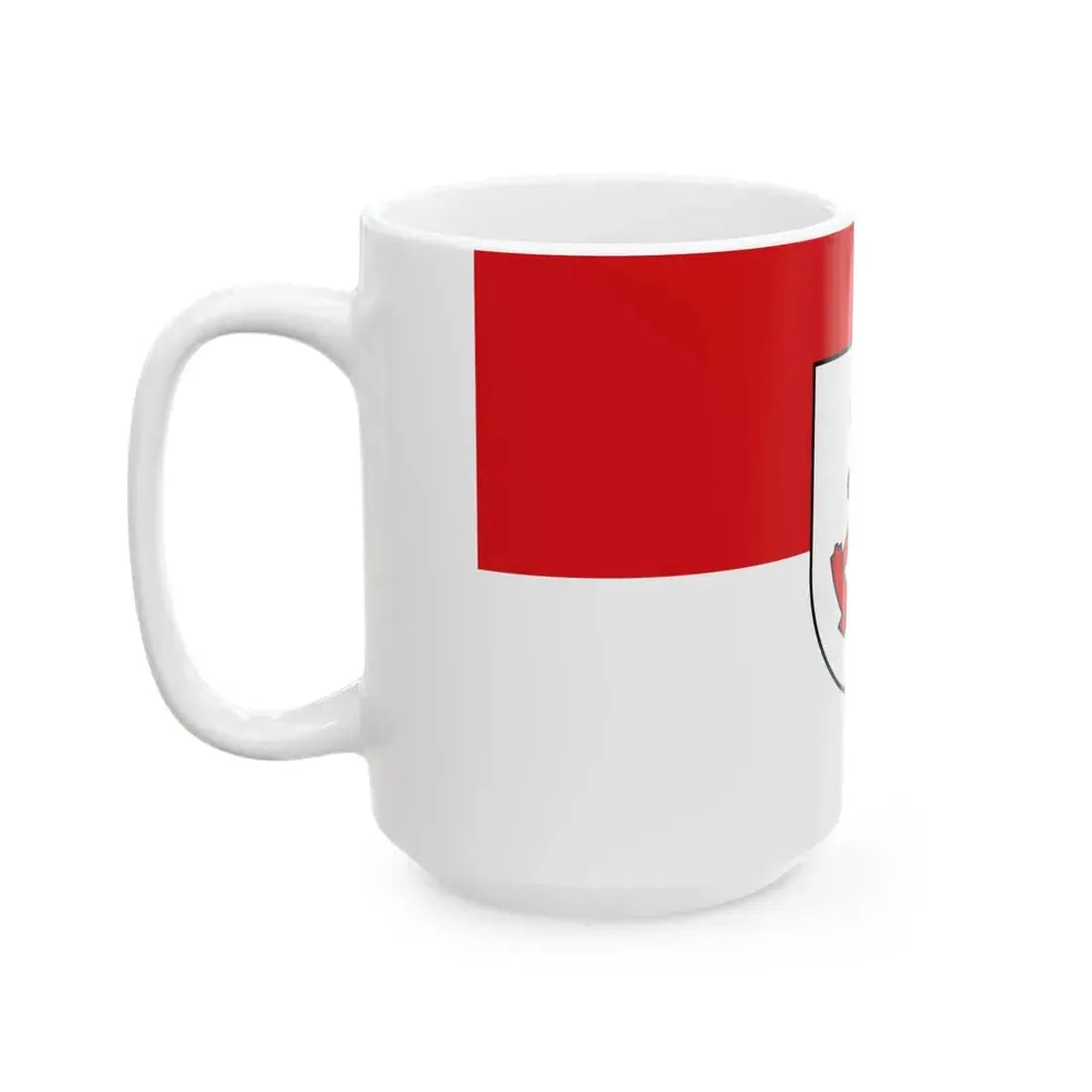 Flagge Stuttgart-Vaihingen Stadtteil (Germany) White Coffee Mug - Go Mug Yourself