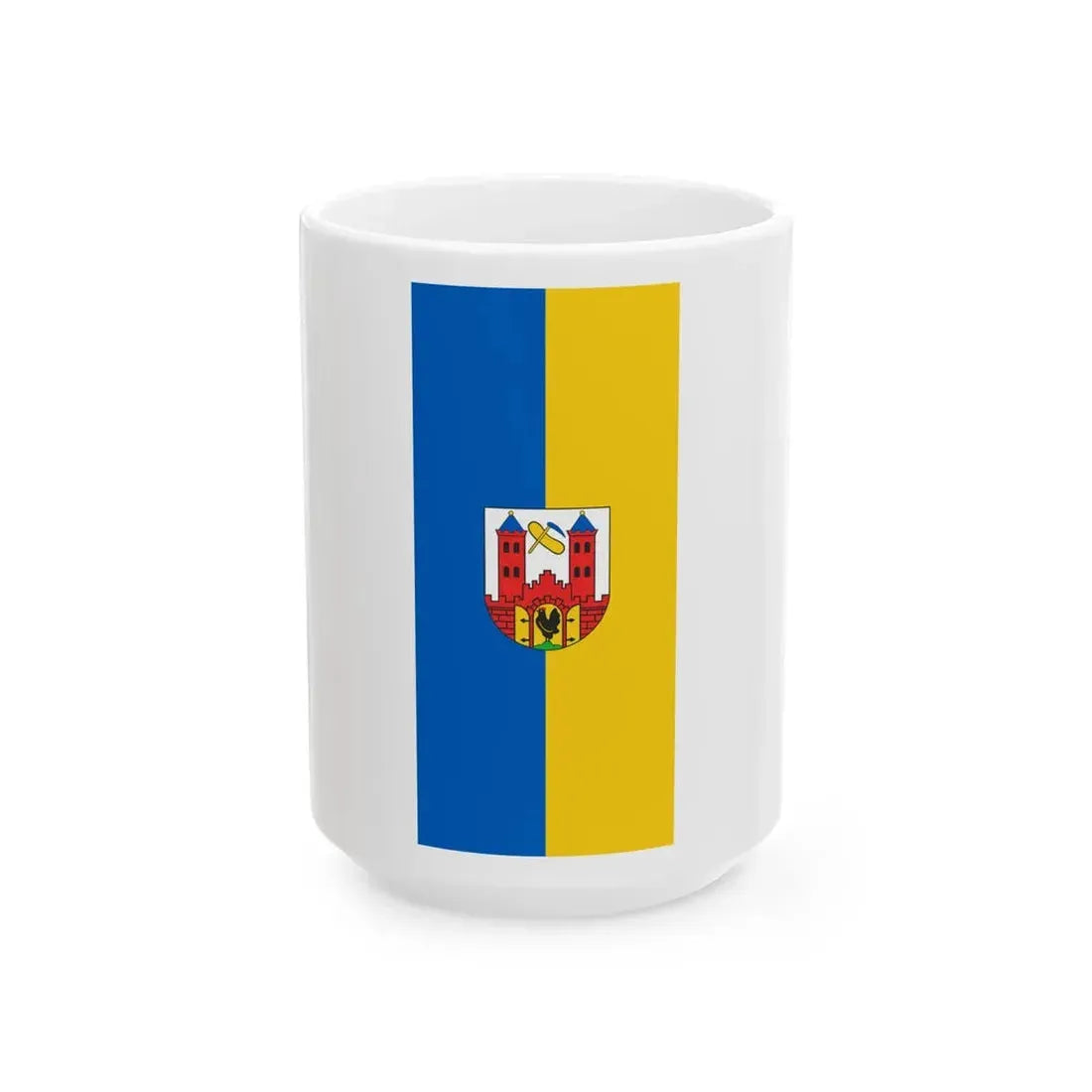 Flagge Suhl (Germany) White Coffee Mug 15oz - Go Mug Yourself