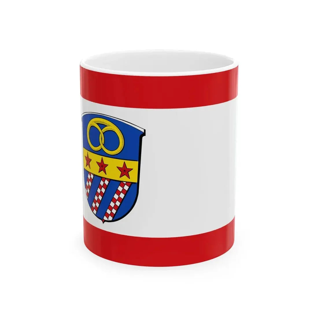 Flagge Traisa (Germany) White Coffee Mug 11oz - Go Mug Yourself
