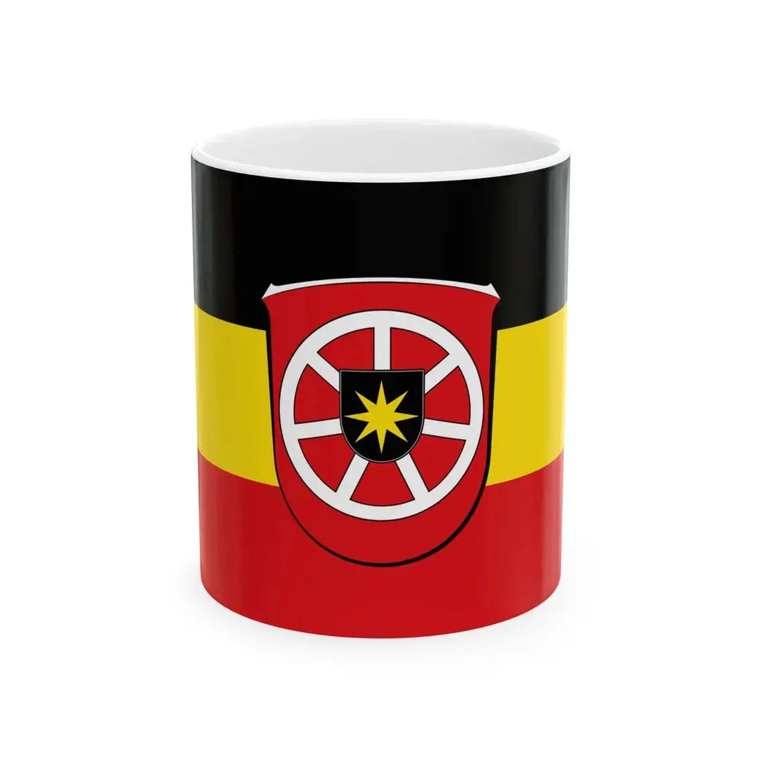 Flagge Twistetal (Germany) White Coffee Mug 11oz - Go Mug Yourself