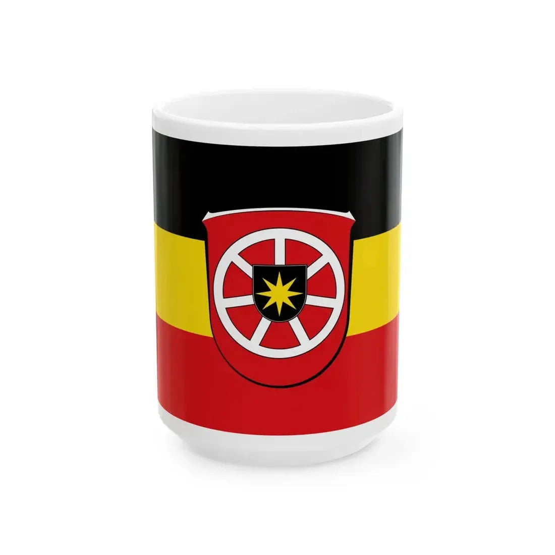 Flagge Twistetal (Germany) White Coffee Mug 15oz - Go Mug Yourself