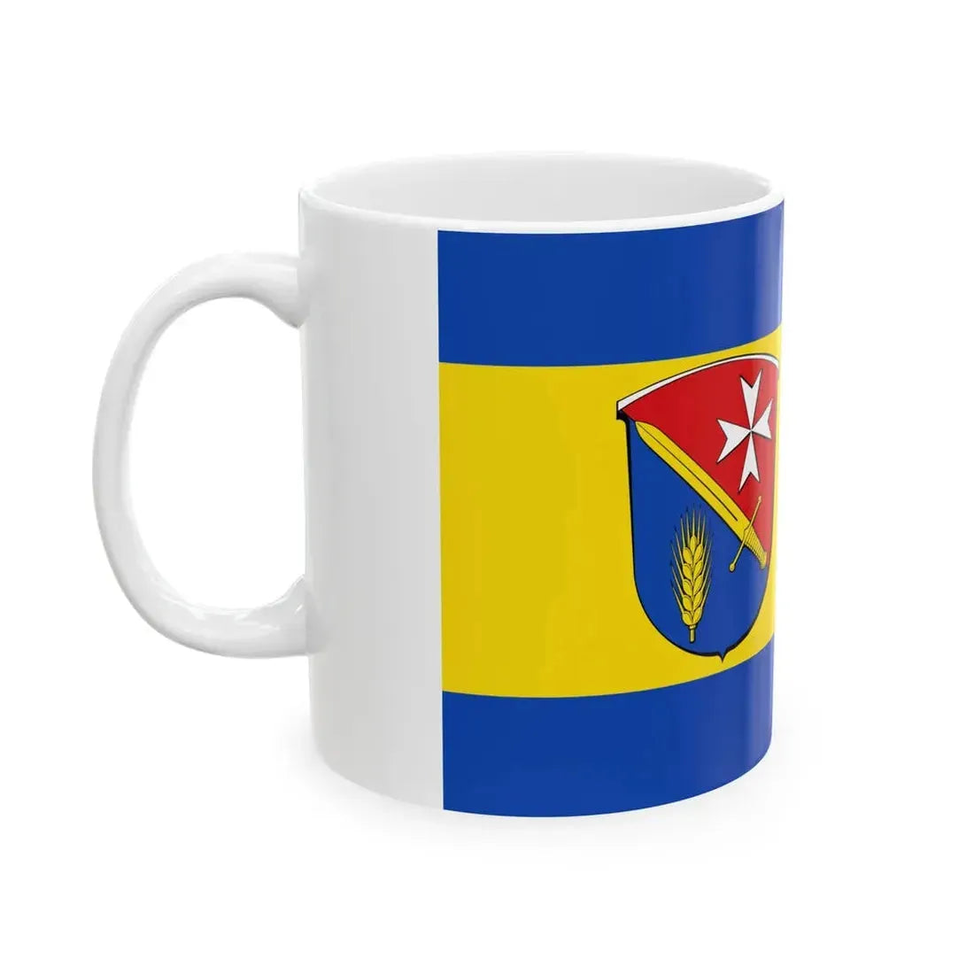 Flagge Udenhausen Grebenau (Germany) White Coffee Mug - Go Mug Yourself