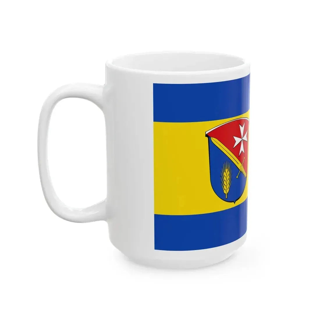 Flagge Udenhausen Grebenau (Germany) White Coffee Mug - Go Mug Yourself