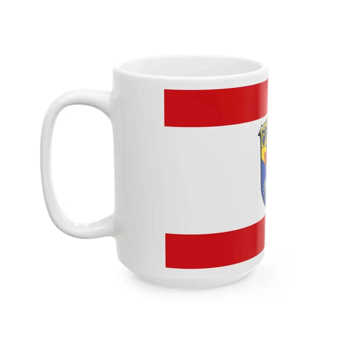 Flagge Udenheim (Germany) White Coffee Mug - Go Mug Yourself